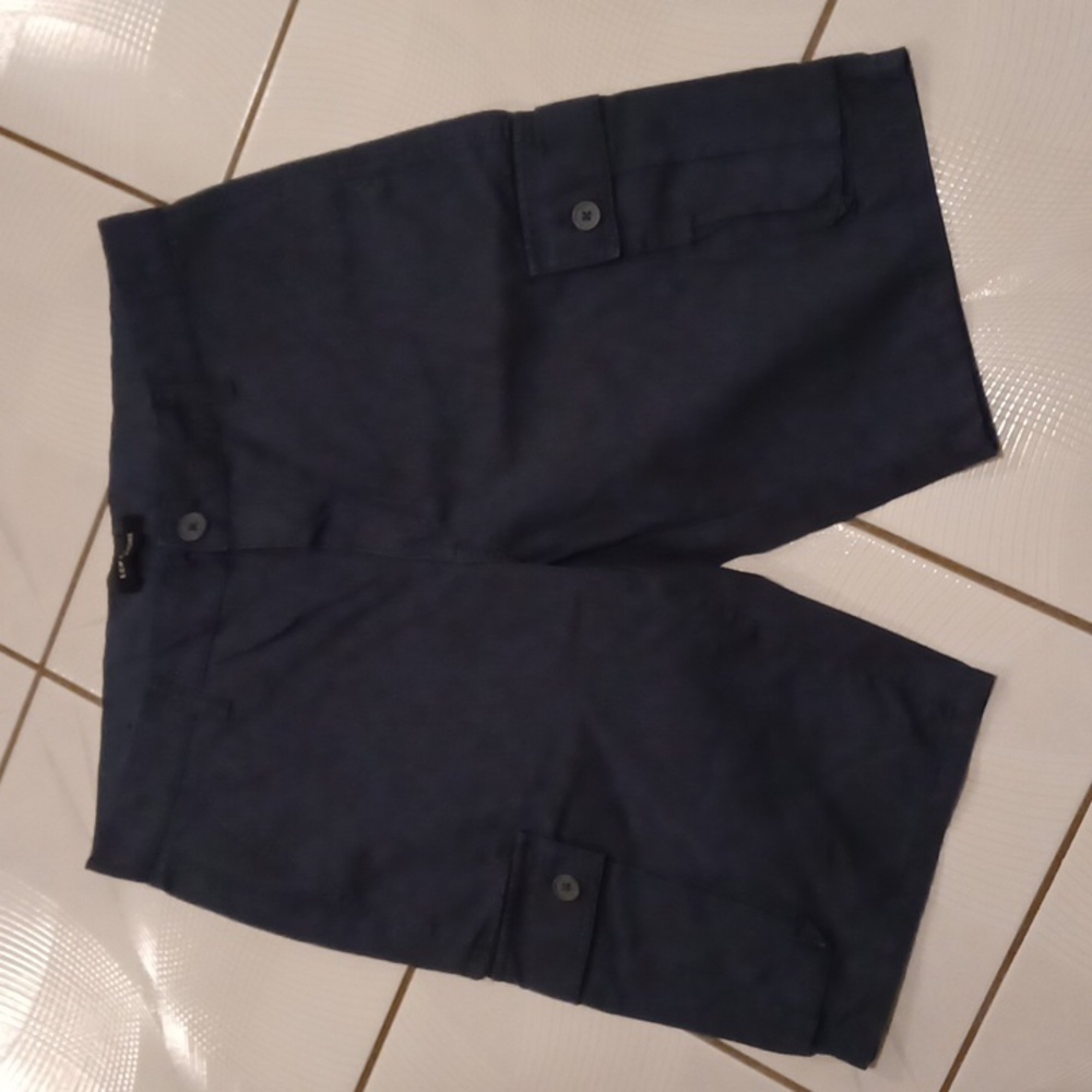 4/$60 Navy Blue Cargo Shorts - Size 32